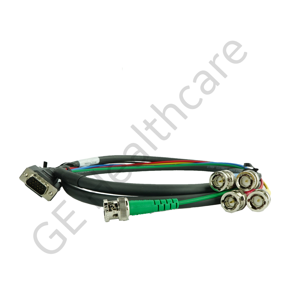 5 BNC Connector Male to High Definition 15 Male 6 Feet 5 BNC Connector Male to High Definition 15 Male 6 Feet